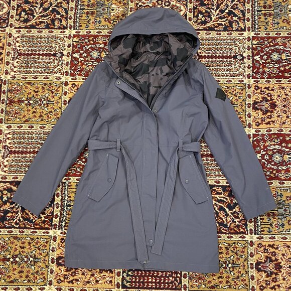 Women's The North Face Tessa Parka Dark Gray - Picture 1 of 4